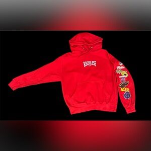 Young‎ & Reckless Los Angeles Men’s Size M Red Pullover Hoodie.